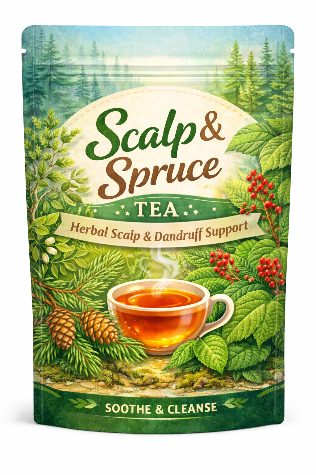 Scalp & Spruce Tea