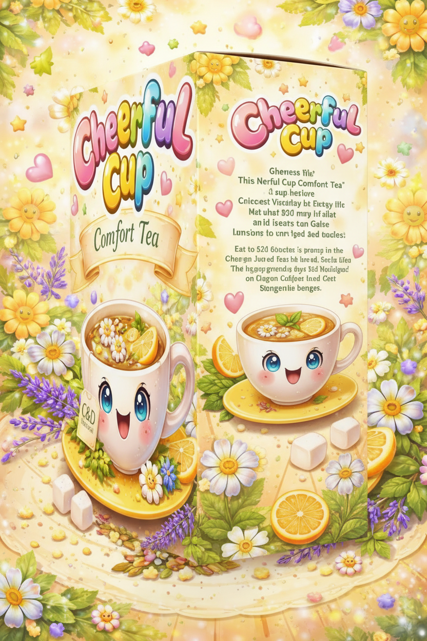 Cheerful Cup Tea - Right Side
