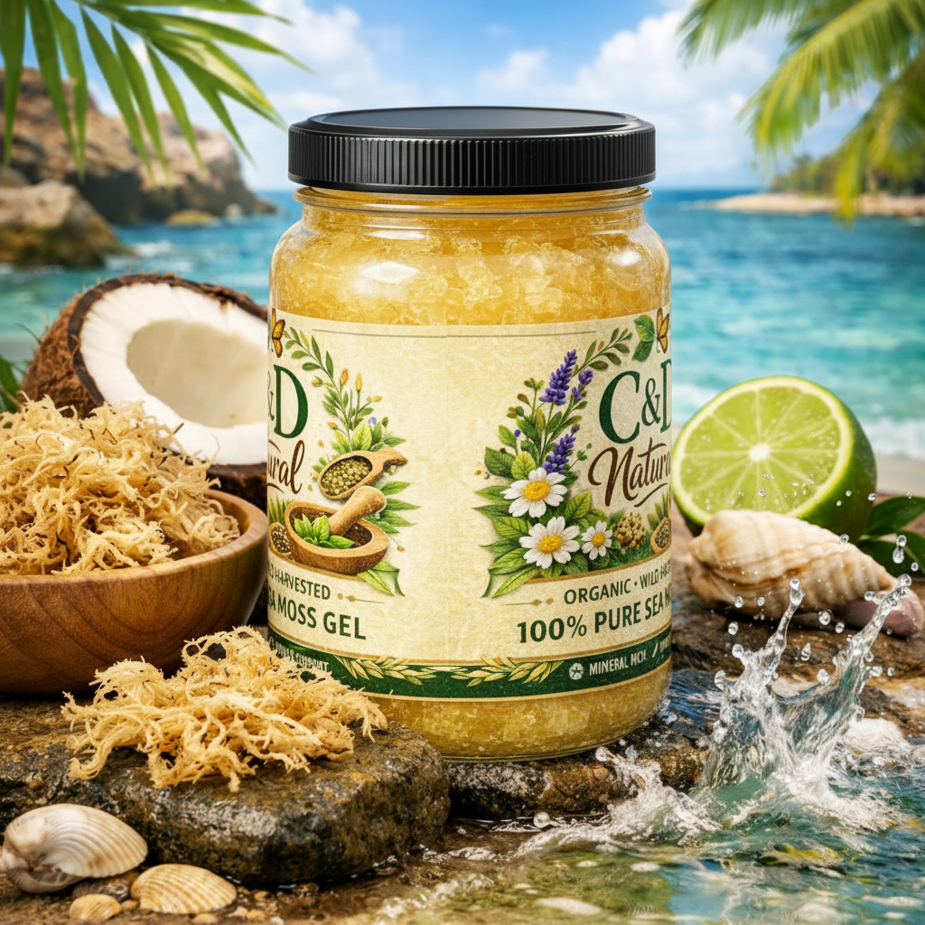 Sea Moss Gel - Left Side